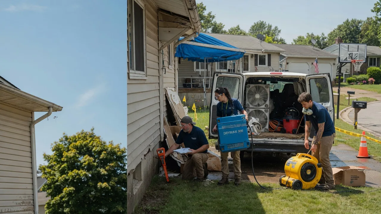 Ceiling Leak Cleanup in New Richmond, IN near me